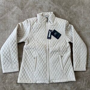 NWT Women’s Quilted Cream Jacket Size S